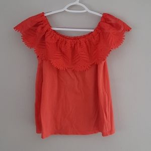 Lace collar tank